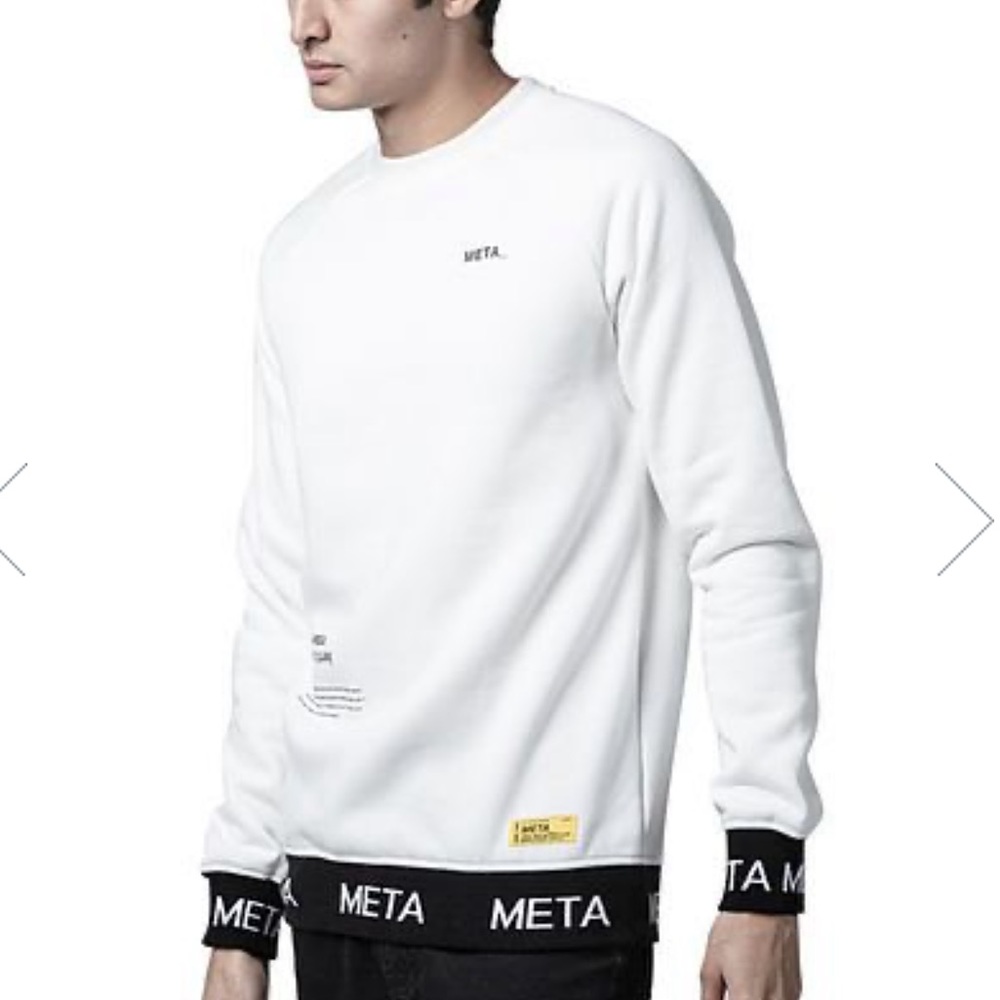 Meta Threads Hydra Crew Sweater
Men – White - Picture 2 of 15